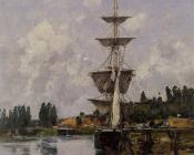 尤金布丹 - The Canal at Saint-Valery-sur-Somme